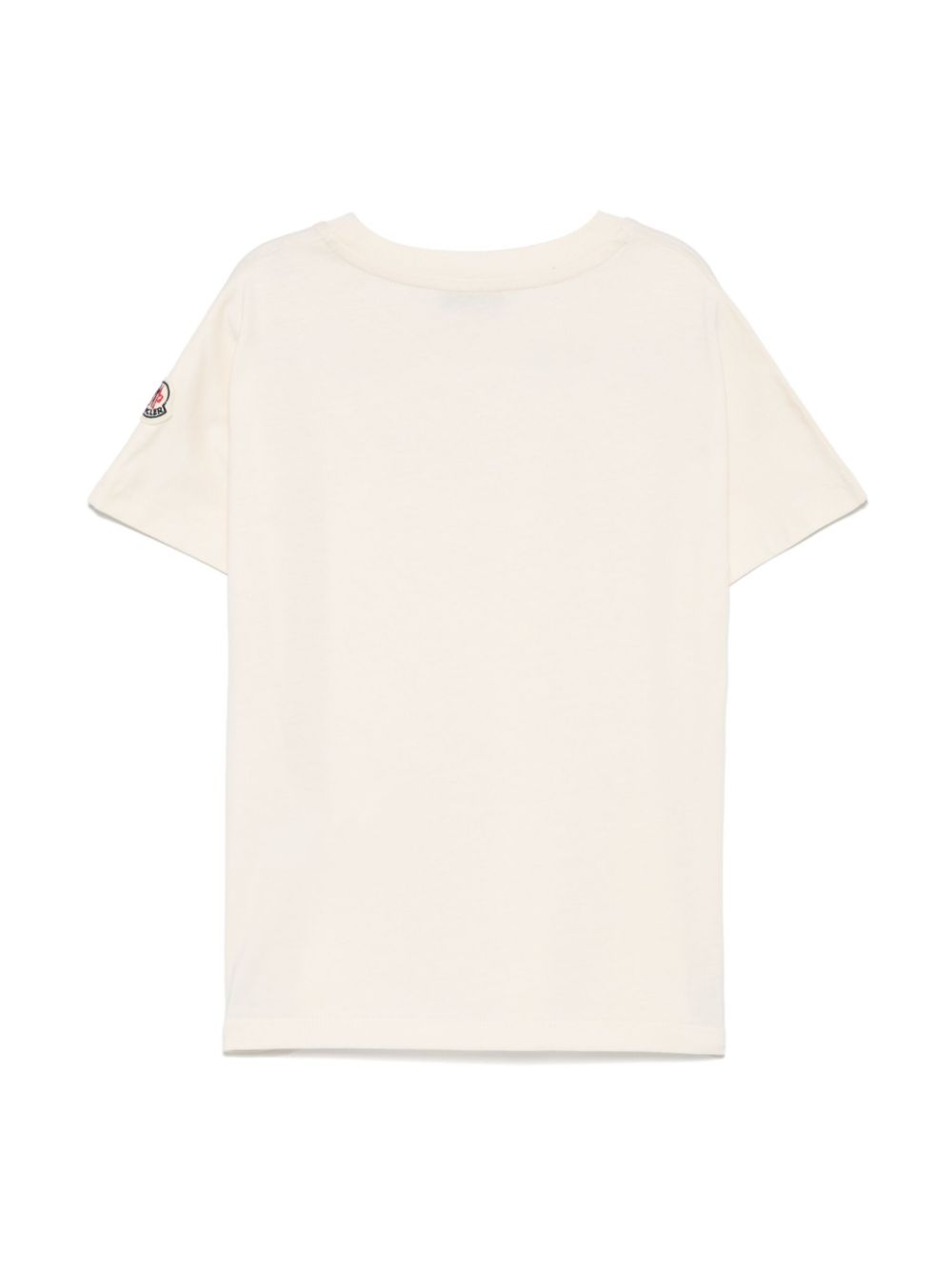 Moncler Enfant logo-print T-shirt - Beige