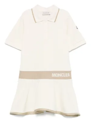 Moncler Enfant ロゴウエスト ポロワンピース | ブルー | FARFETCH JP