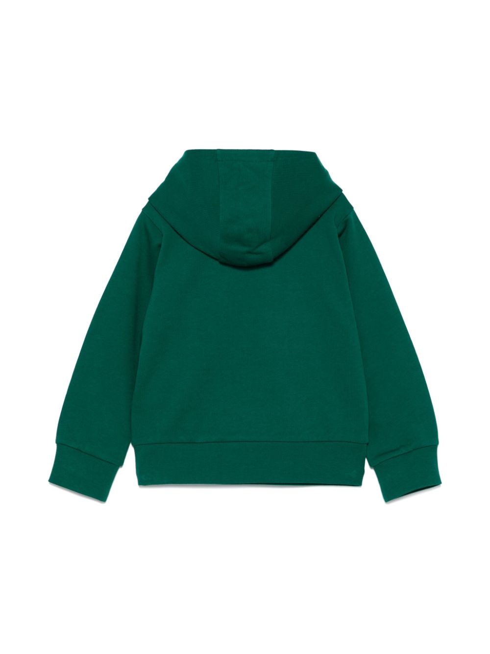 Moncler Enfant logo cotton hoodie - Groen