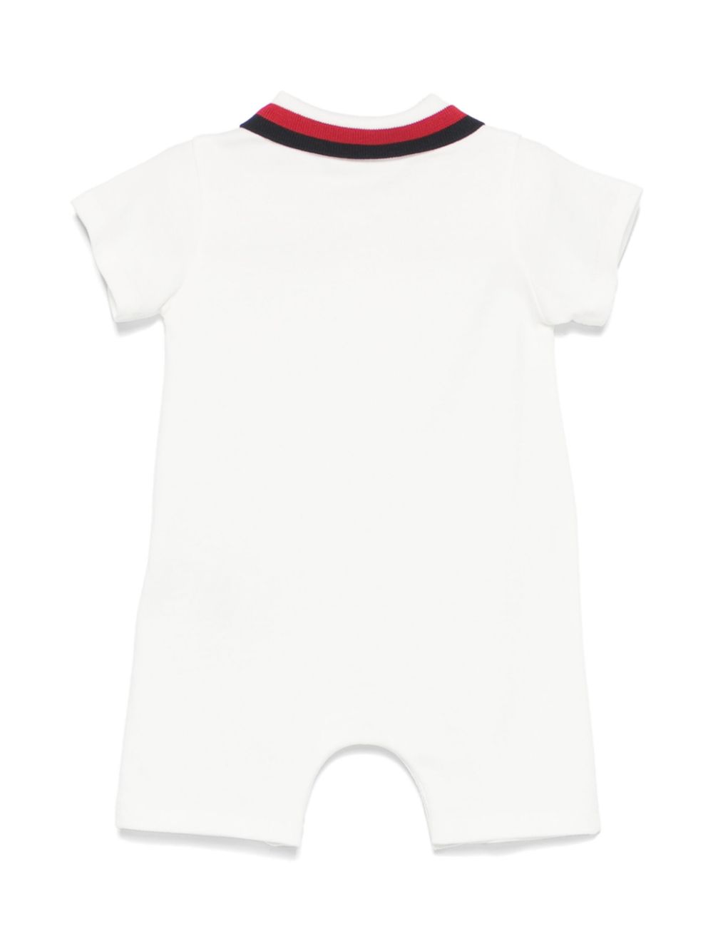 Moncler Enfant logo-patch romper - Wit