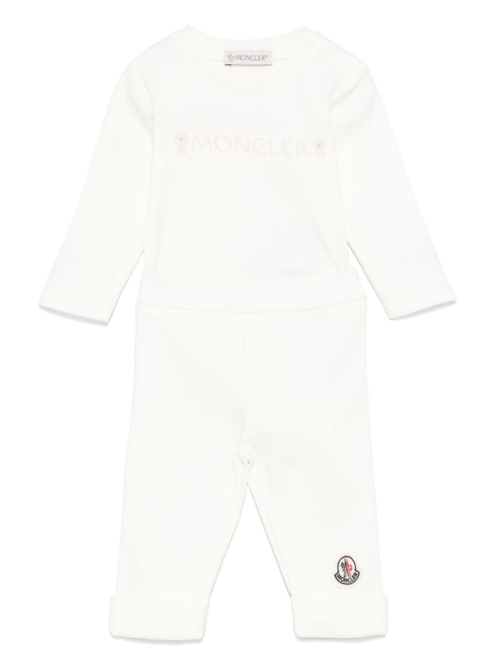 Moncler Enfant logo-print body Wit