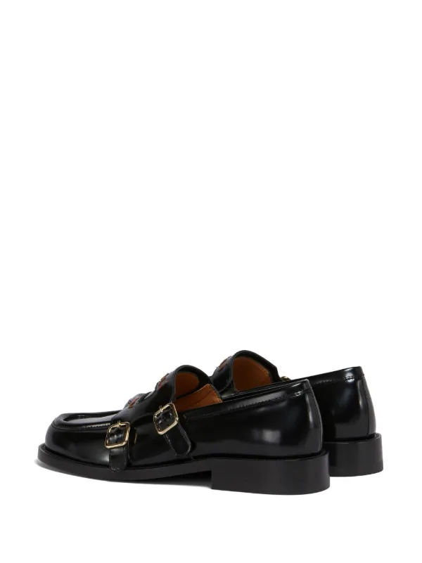 Marni Bambi 3.0 Leather Loafers | Black | FARFETCH AU