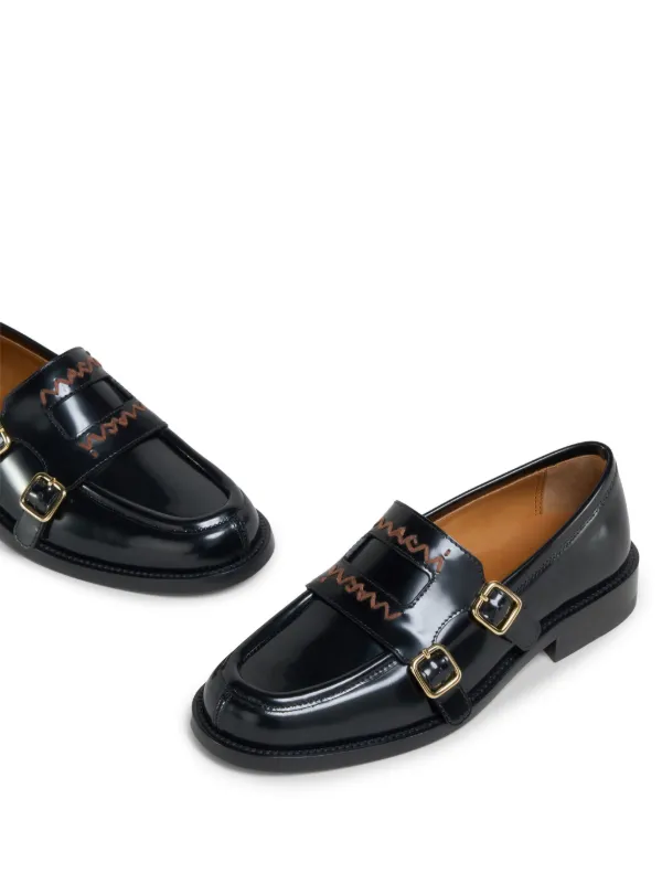 【関税込み】Loafers - Marni - Leather - Black Marni Leather Loafers | Black | FARFETCH