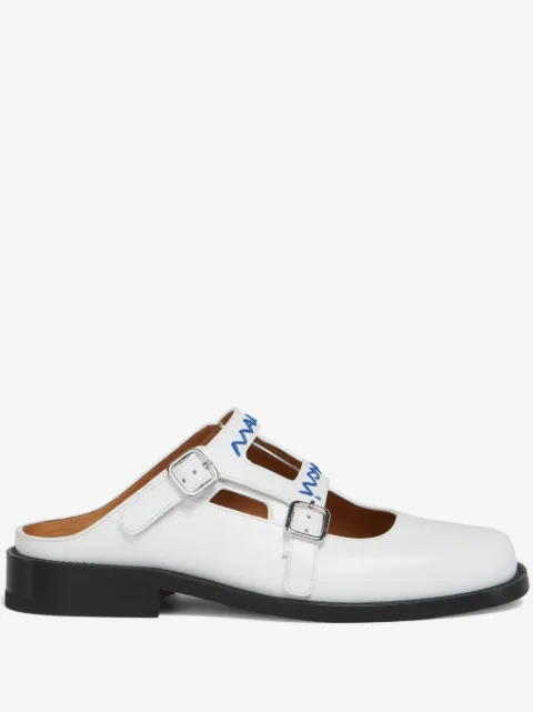 Marni leather Bambi 3.0 loafers with double buckle