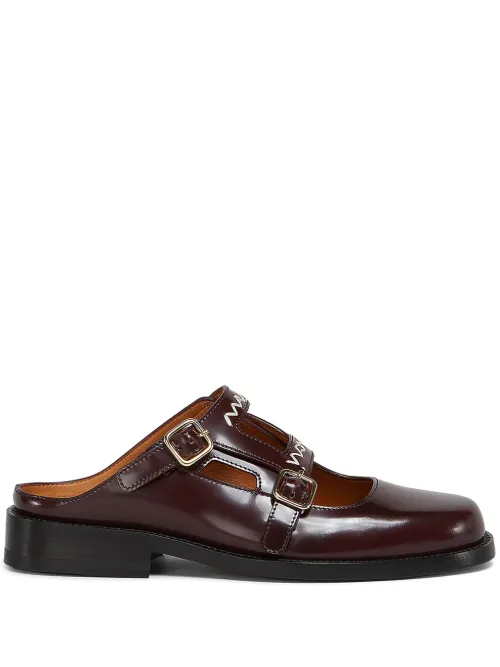 Marni mules en cuir - Rouge - Marni - Modalova