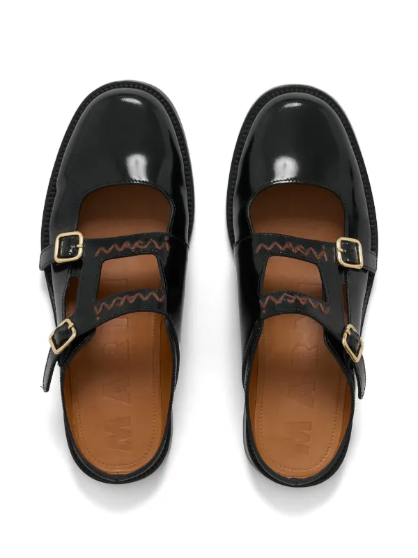 MARNI｜MULES (SBMR00400 4P5246 00N99) Buy Marni women black back strap mules for $613 online on
