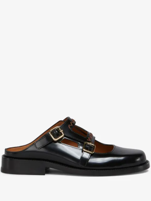 Marni leather Bambi 3.0 loafers with double buckle
