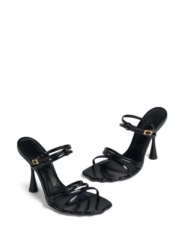 Marni レザー サンダル | ブラック | FARFETCH JP