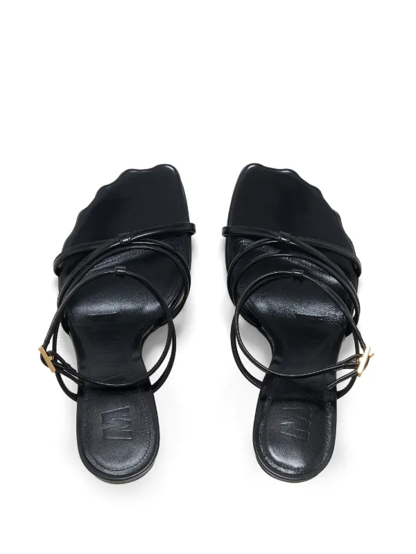 Marni レザー サンダル | ブラック | FARFETCH JP