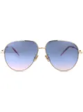 Givenchy Eyewear pilot-frame sunglasses - Gold