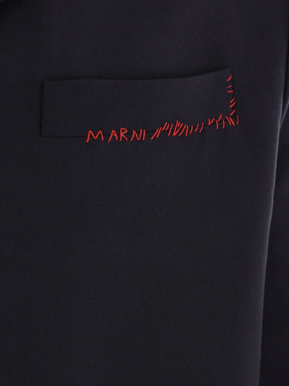 Cheap Marni embroidered-logo jacket Men