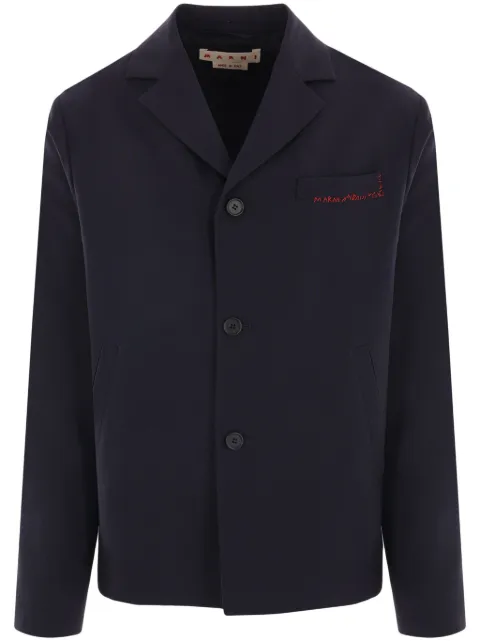 Marni embroidered-logo jacket Men