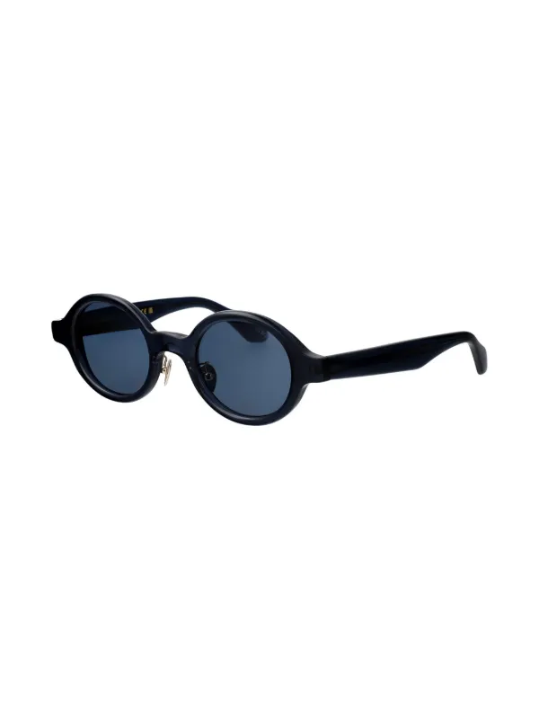 Giorgio Armani ラウンドフレーム サングラス | ブルー | FARFETCH JP