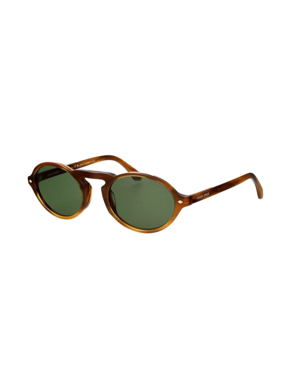 Giorgio Armani round-frame sunglasses - Bruin