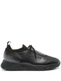 Santoni leather sneakers - Black