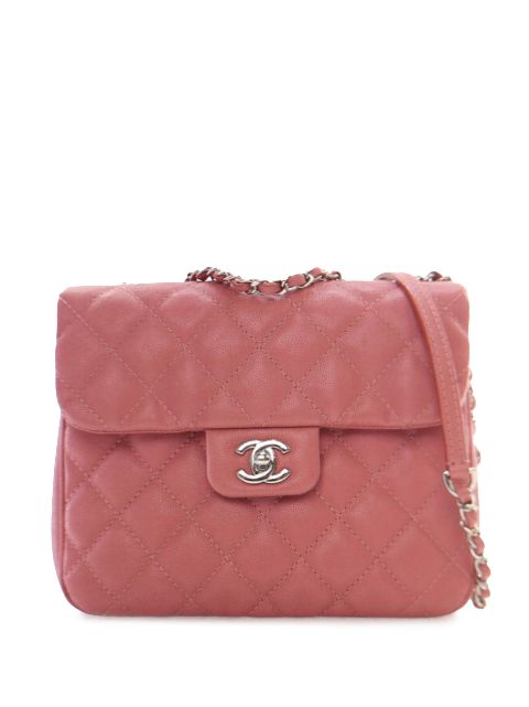 CHANEL 2018 Medium Quilted Caviar Urban Companion Flap crossbody bag Women