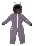 Roarsome bunny-ears snowsuit - Purple