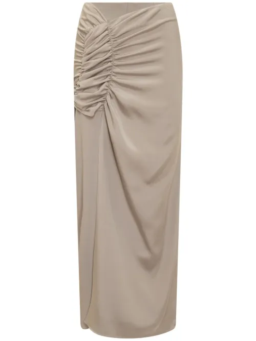 Jupe à design drapé - The Mannei - Modalova