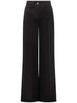 Theory サテンワイドパンツ | ブラック | FARFETCH JP