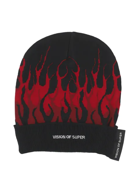 Vision Of Super flames beanie hat