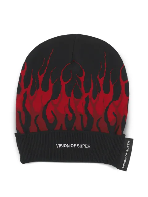 Vision Of Super flames beanie hat
