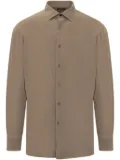 Zegna silk shirt - Brown