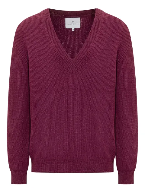 SEVEN GAUGE v-neck jumper 