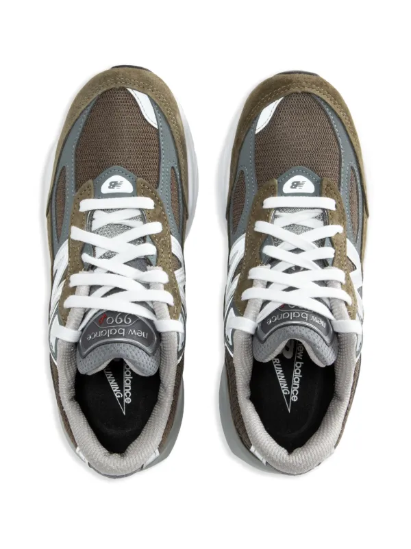 スニーカー New Balance Low Made In Usa 990V6 Olive Green Trainer 26824052_56917778_600.jpg