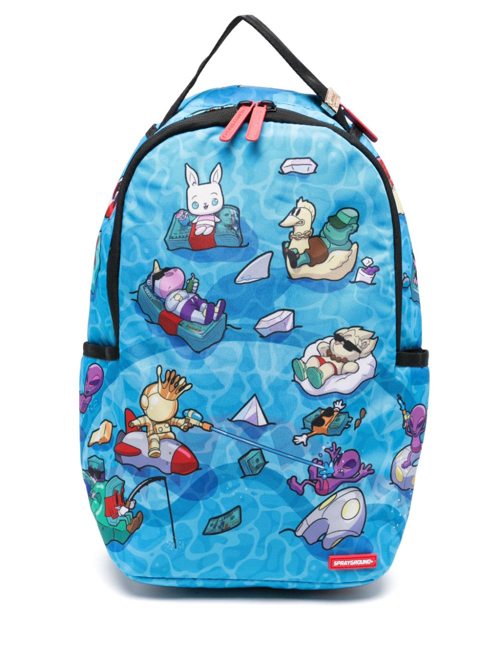 sprayground kid mini Pool Party backpack - Blue