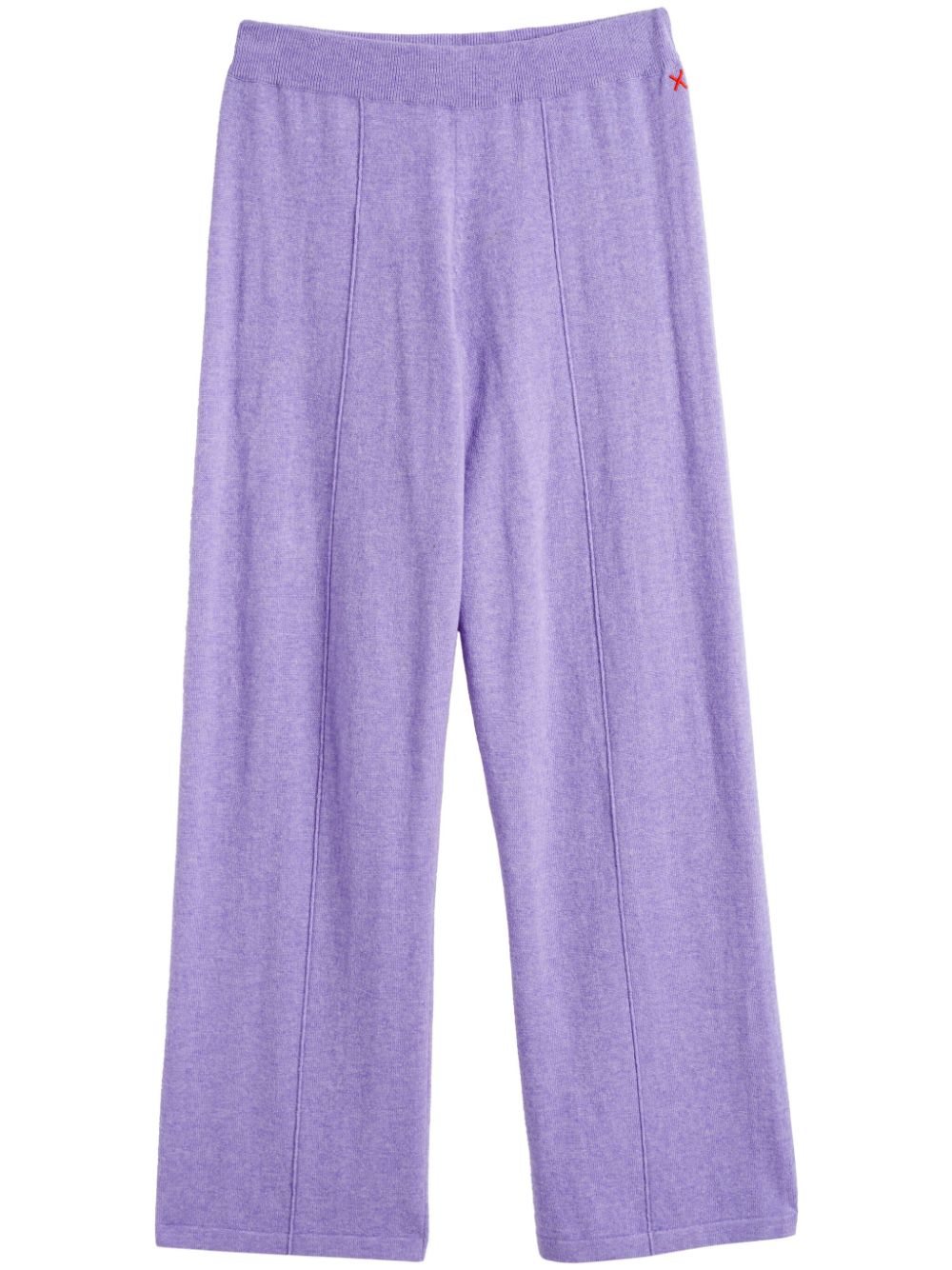 wide-leg track pants