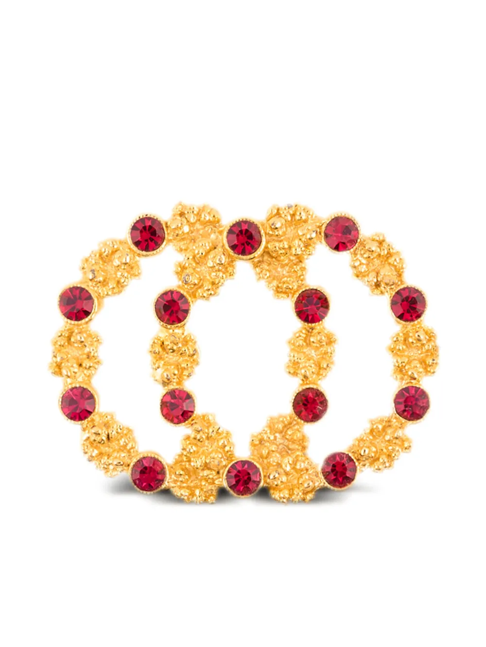 1980s wreath brooch