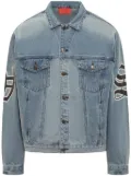 Vision Of Super printed denim jacket - Blue