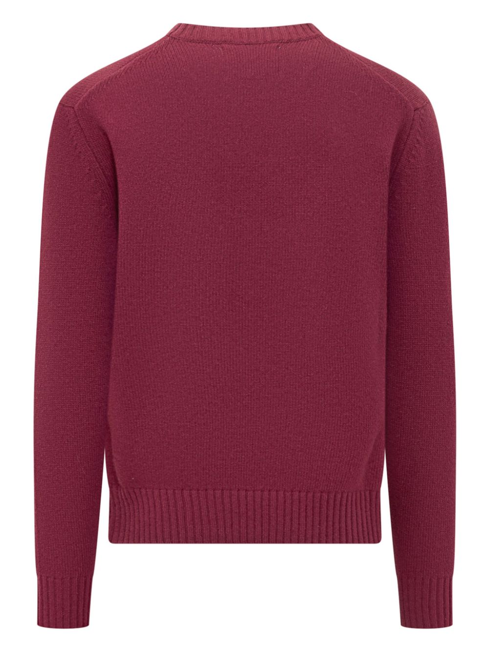 SEVEN GAUGE merino-wool sweater - Rood