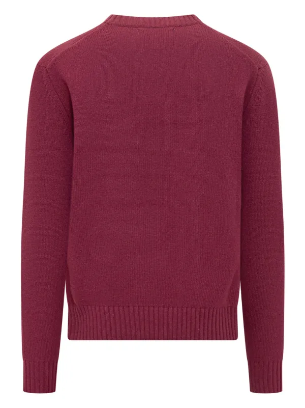 SEVEN GAUGE merino-wool Sweater Red FARFETCH IN