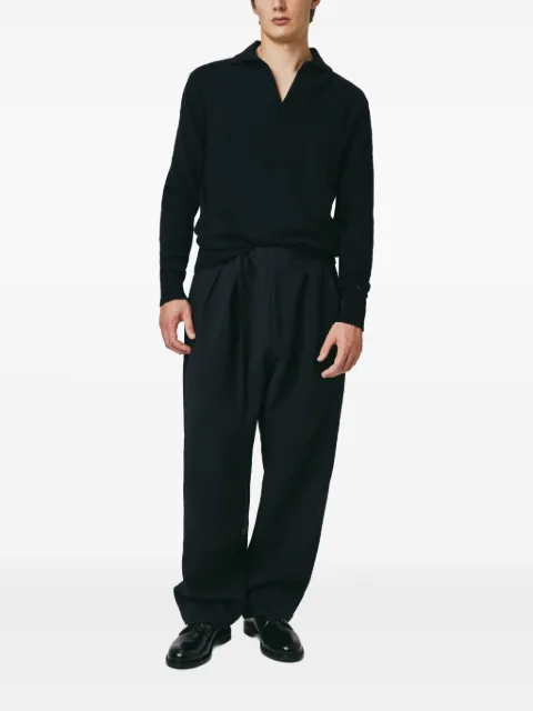 SEVEN GAUGE V-neck knitted sweater
