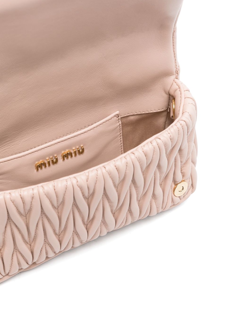 Miu Miu matelassé-effect mini bag WOMEN