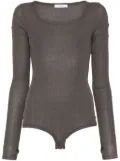 LEMAIRE long-sleeve bodysuit - Brown