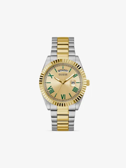 GUESS USA two-tone 42mm watch
