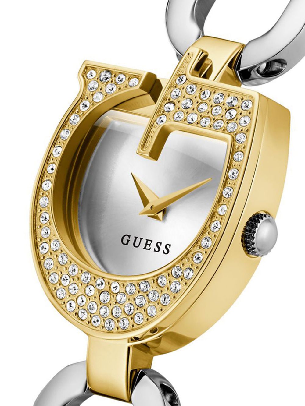 GUESS USA Gia 22 mm horloge - Zilver