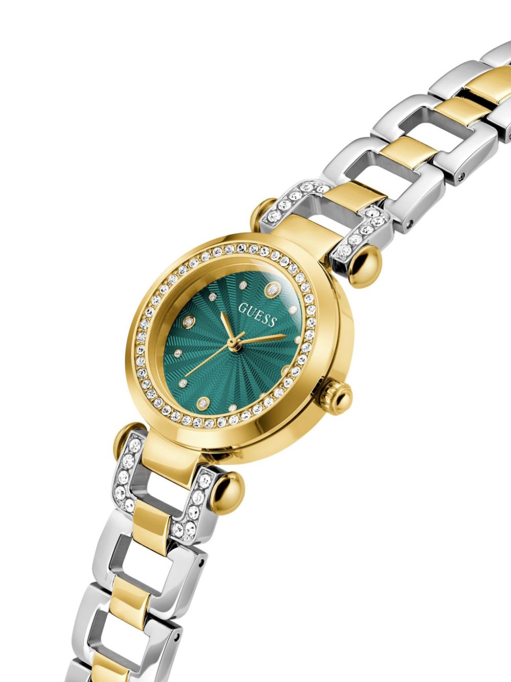 GUESS USA Ginger 30 mm horloge - Groen