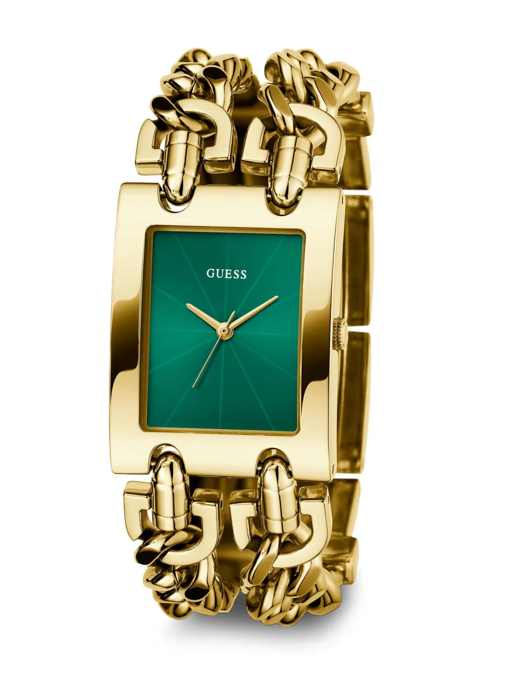 Guess Usa Heavy Metal 39mm In Green