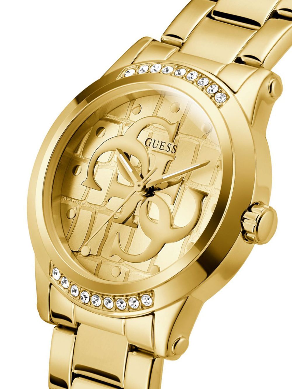 GUESS USA 36 mm Annette horloge - Goud