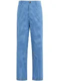 Marni check pattern trousers - Blue