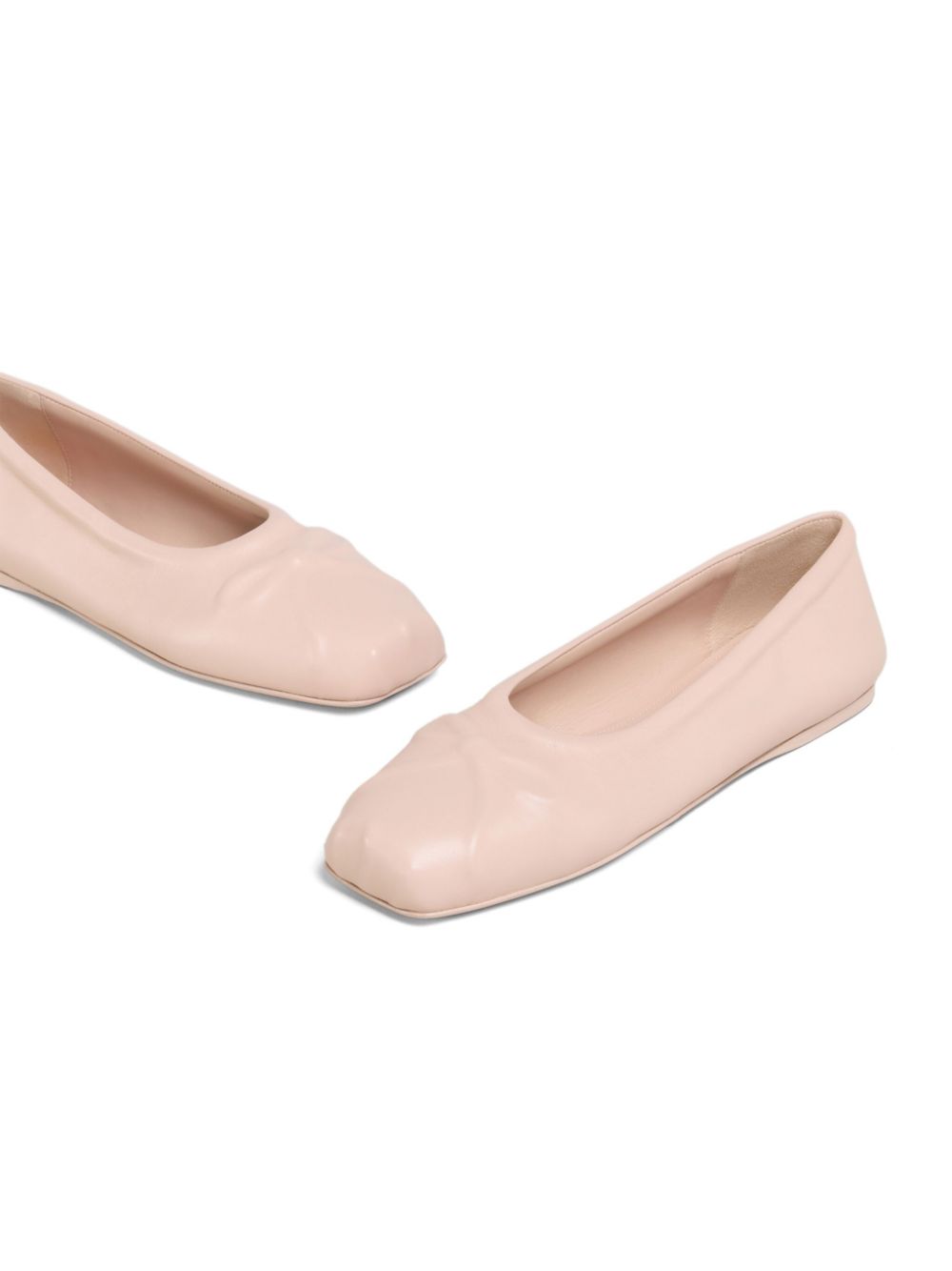 Marni bow-detail ballerina shoes Pink