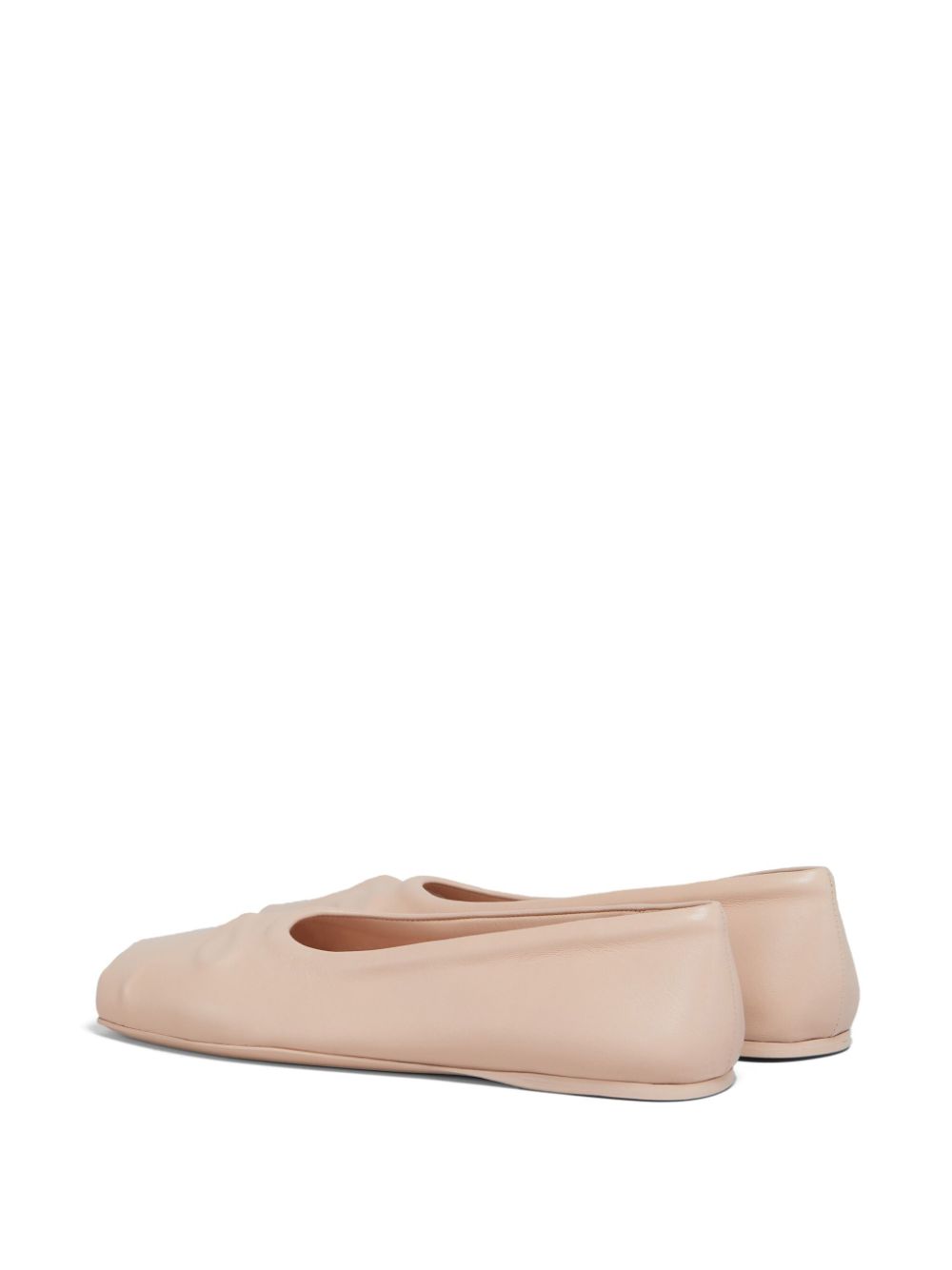 Marni bow-detail ballerina shoes Pink