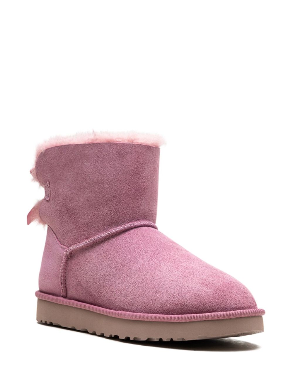 UGG Mini Bailey Bow II "Dusty Orchid" boots - Roze