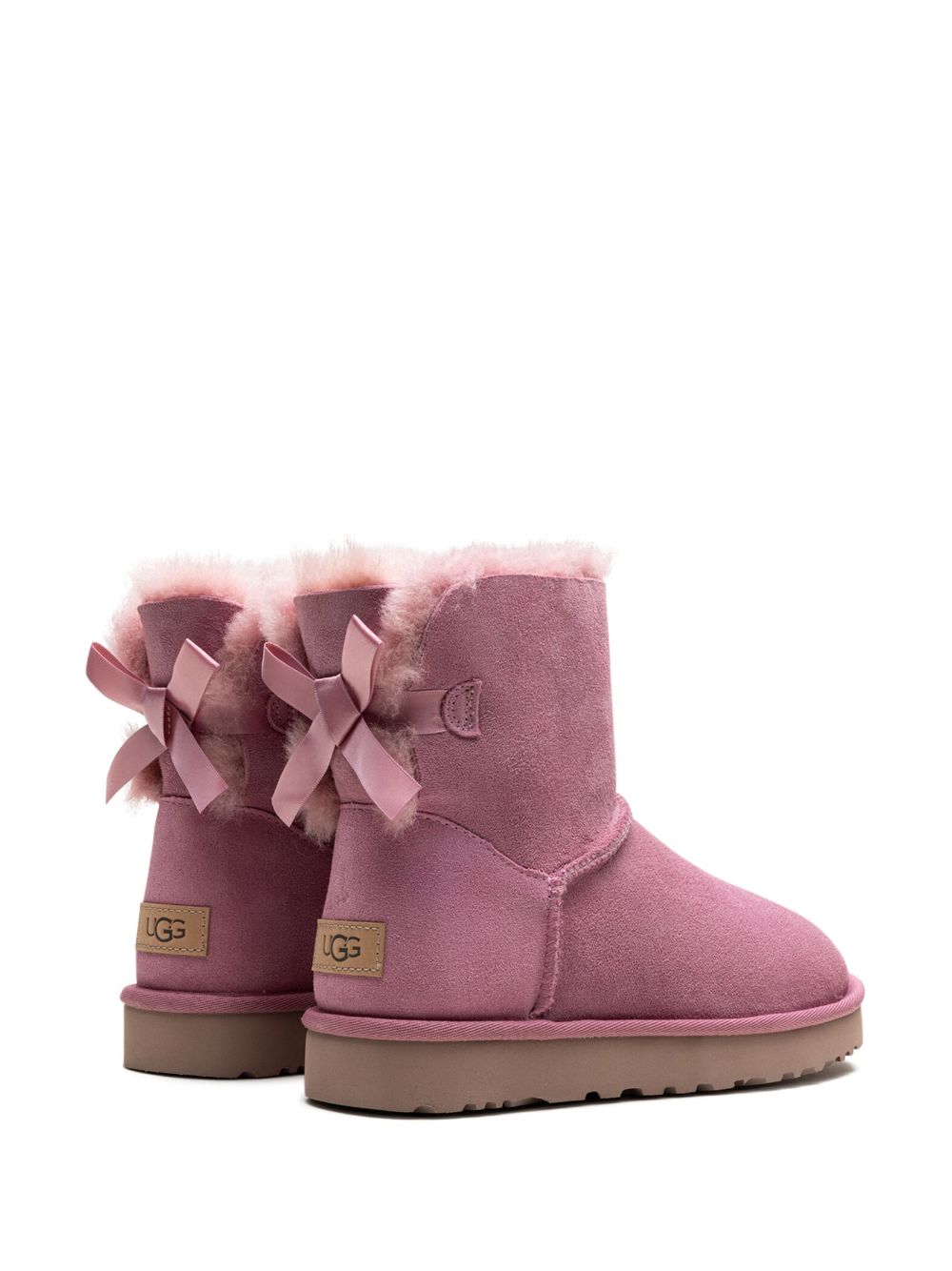 UGG Mini Bailey Bow II "Dusty Orchid" boots Pink