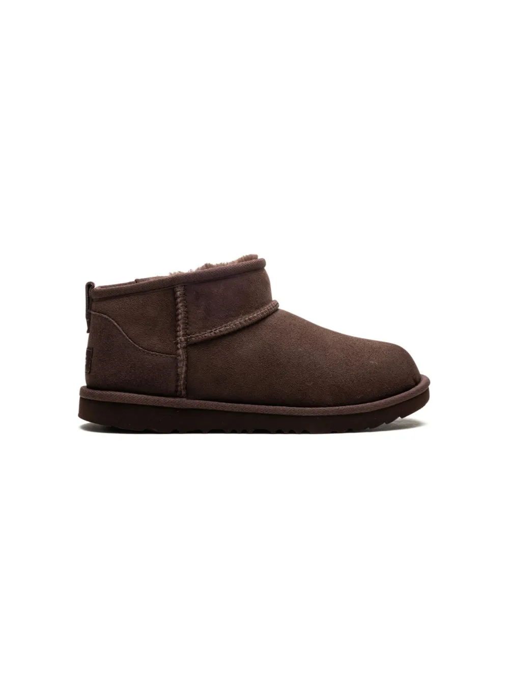 UGG Kids Classic Ultra Mini "Burnt Cedar" boots - Brown