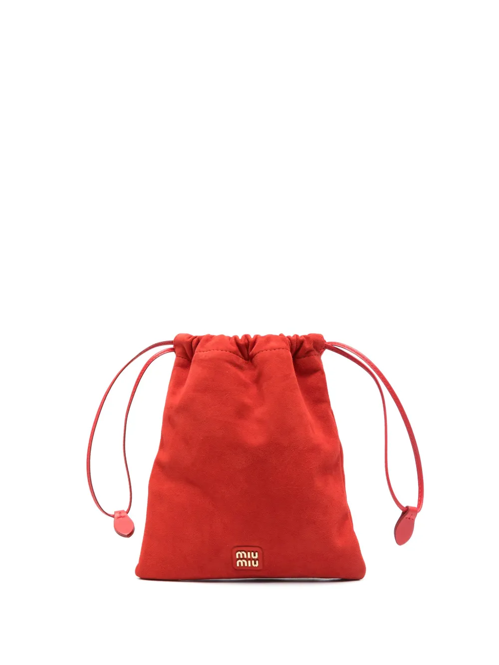 Miu Miu Mini Handtasche mit Logo | Rot | Image 1