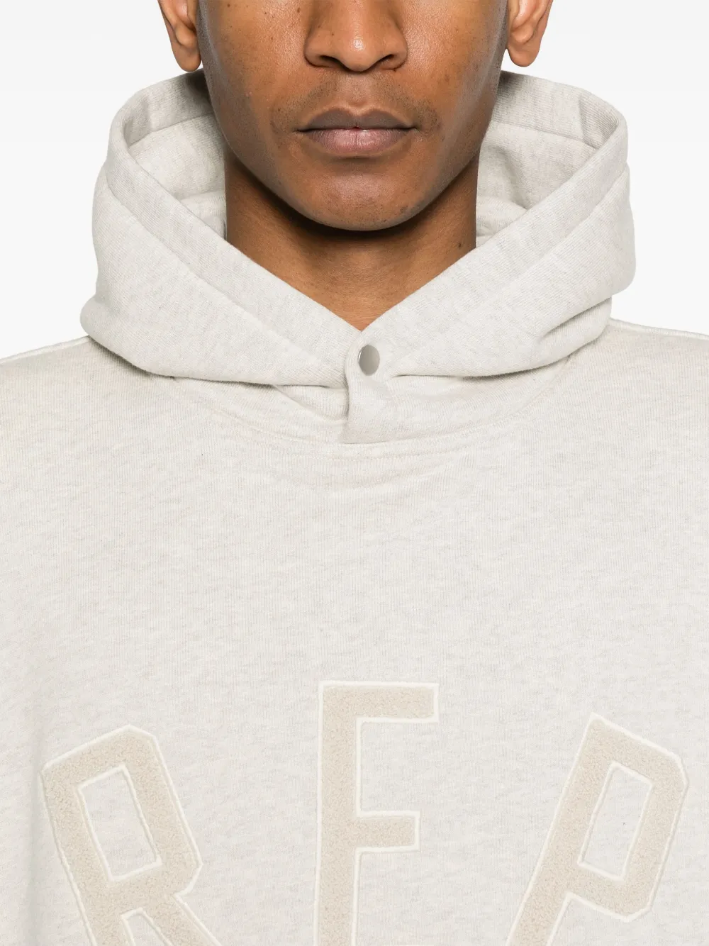 Represent Rep Appliqué hoodie Beige